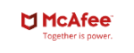 Logótipo McAfee — tecnologia parceira da DataRoad