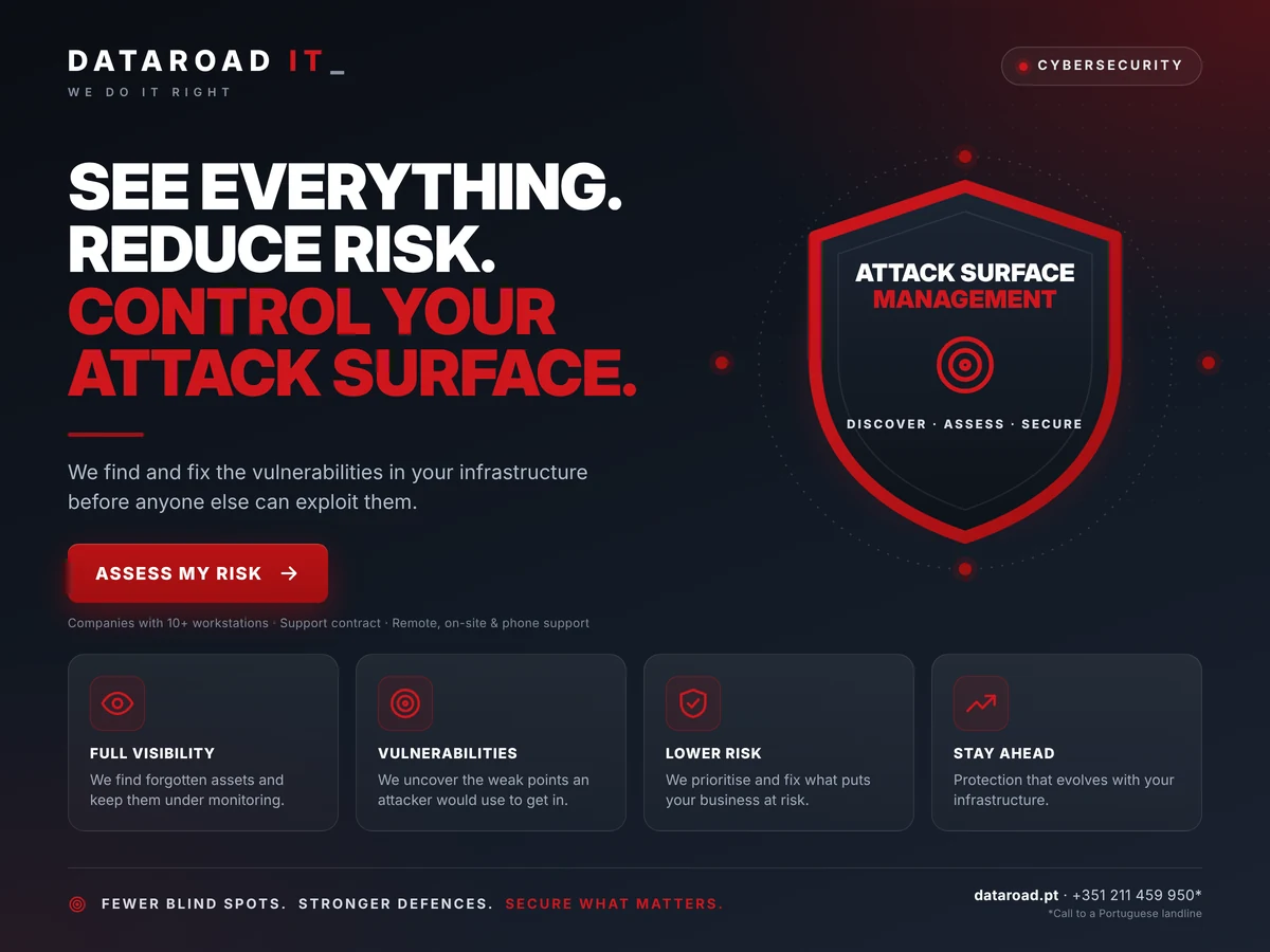 See everything. Reduce risk. Attack surface management