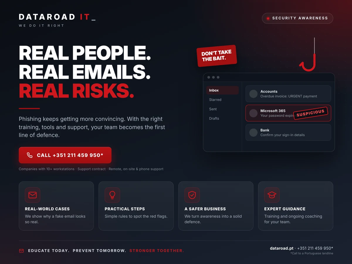 Real people, real emails, real risks: phishing awareness and protection