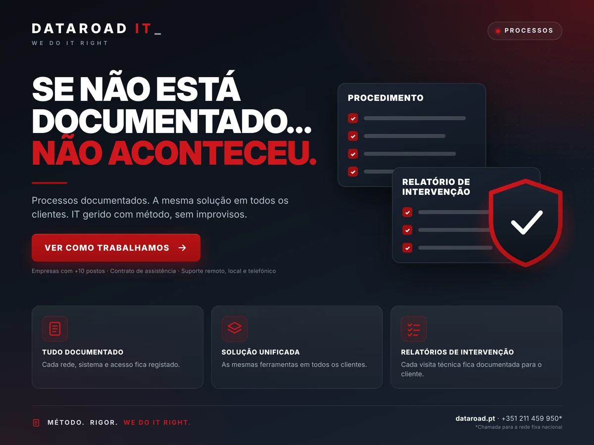 Si no está documentado, no ocurrió: IT gestionado con procesos