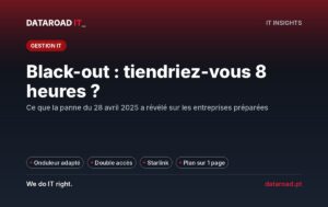 Préparer l'entreprise pour un blackout : UPS, internet redondant, Starlink et un plan de sauvegarde — DataRoad