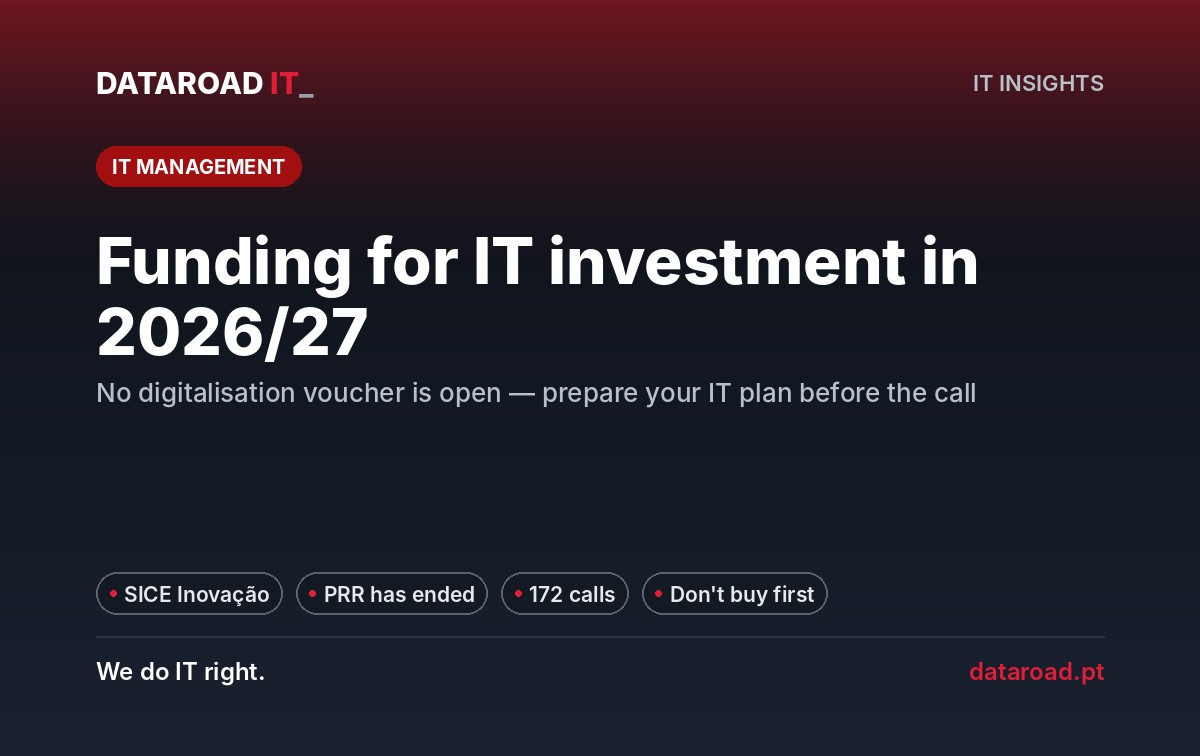 Support for investing in IT: what is available for SMEs in 2026/2027 — DataRoad