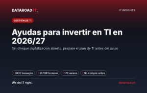 Ayudas para invertir en informática: ¿Qué hay para las PYME en 2026/2027 — DataRoad