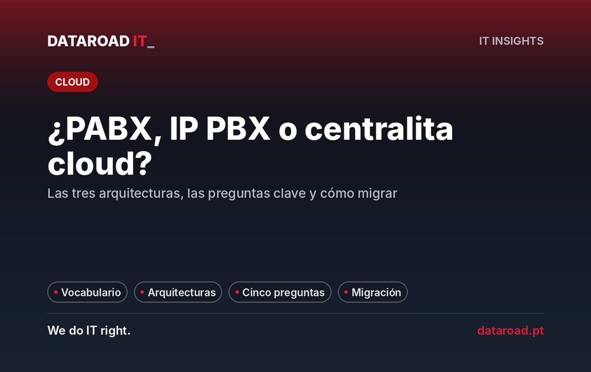 Central telefónica PABX, IP PBX o cloud: cómo elegir y migrar sin interrupciones el servicio de atención — DataRoad