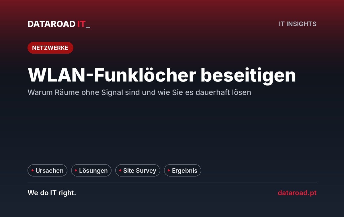 Wi-Fi-Totzonen im Büro: Ursachen, Lösungen nach Wirksamkeit und die Bedeutung der Messung — DataRoad