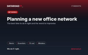 Computer network for new office: how to plan requirements, essential elements and the work — DataRoad
