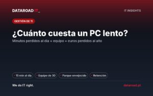 Computador lento: ¿cuánto cuesta 15 minutos perdidos al día para el equipo y cómo ayuda el mantenimiento — DataRoad