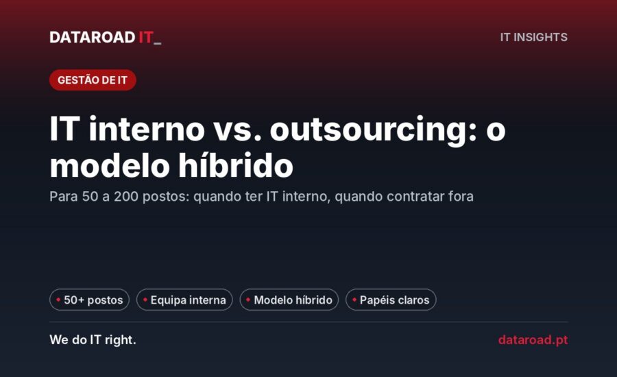 Departamento de IT interno vs outsourcing: o modelo híbrido para empresas de 50 a 200 postos — DataRoad