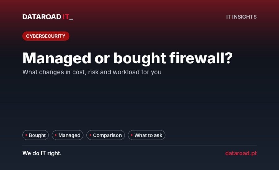 Managed or purchased firewall: a comparison of cost, risk and work, and what to require from a managed service — DataRoad
