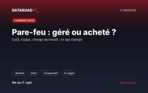 Firewall géré ou acheté : comparaison des coûts, du risque et du travail, et ce que requiert un service géré — DataRoad