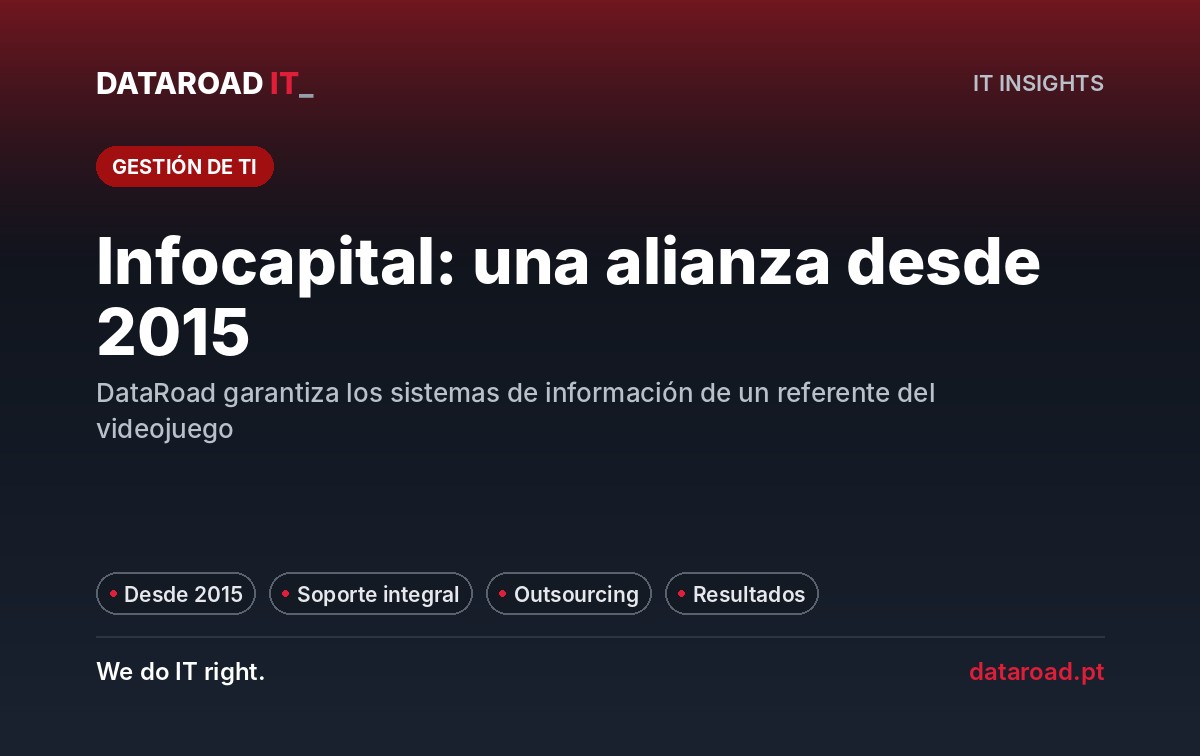 Sistemas de información de Infocapital SA gestionados por DataRoad desde 2015: un caso de éxito — DataRoad