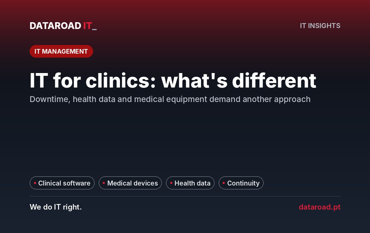 Computerization for clinics: clinical software, network, medical equipment and health data — DataRoad