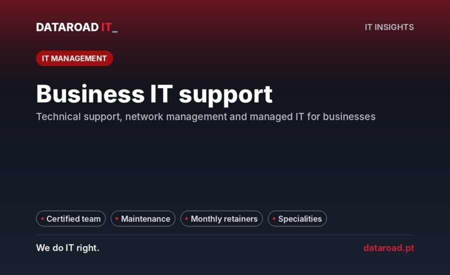 Enterprise IT support: technical support, network management and managed services — DataRoad