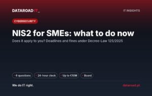 NIS2 explained for SMEs: who is affected, notification deadlines, fines and technical measures to be taken — DataRoad