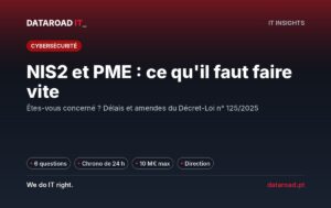 NIS2 expliqué aux PME : à qui s’applique, délais de notification, amendes et mesures techniques à prendre — DataRoad
