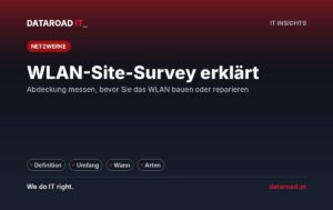 Website-Überprüfung für WLAN: Was das ist, was es umfasst und wann man es vor der Installation des drahtlosen Netzes durchführen sollte — DataRoad