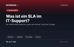 SLA in der IT-Supportbranche: Was ist das, Antwortzeit vs. Prioritätsstufen — DataRoad