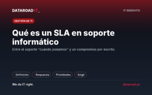 SLA en soporte informático: qué es, tiempo de respuesta vs. resolución y niveles de prioridad — DataRoad