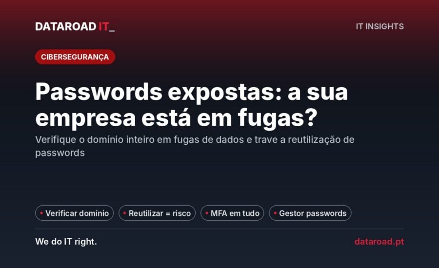 Passwords expostas: como saber se a sua empresa aparece em fugas de dados conhecidas — DataRoad