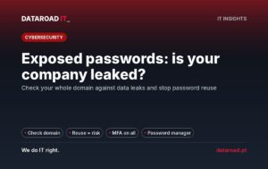Exposed passwords: how to know if your company appears in known data leaks — DataRoad