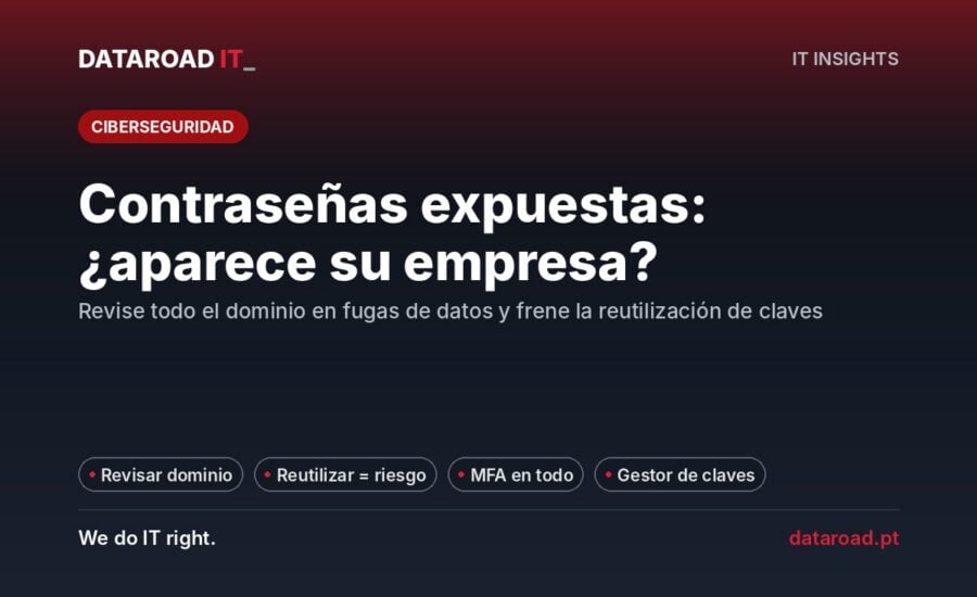 Contraseña expuesta: cómo saber si su empresa aparece en fugas de datos conocidas — DataRoad