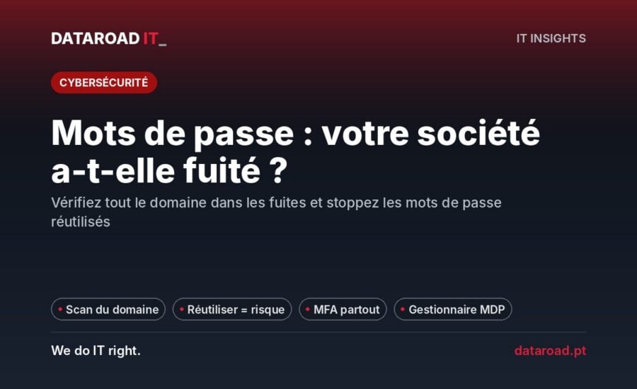 Les mots de passe exposés : comment savoir si votre entreprise figure dans les fuites de données connues — DataRoad