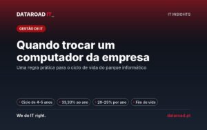 Quando trocar um computador: ciclo de vida, depreciação, renovação por ondas e reciclagem do parque — DataRoad