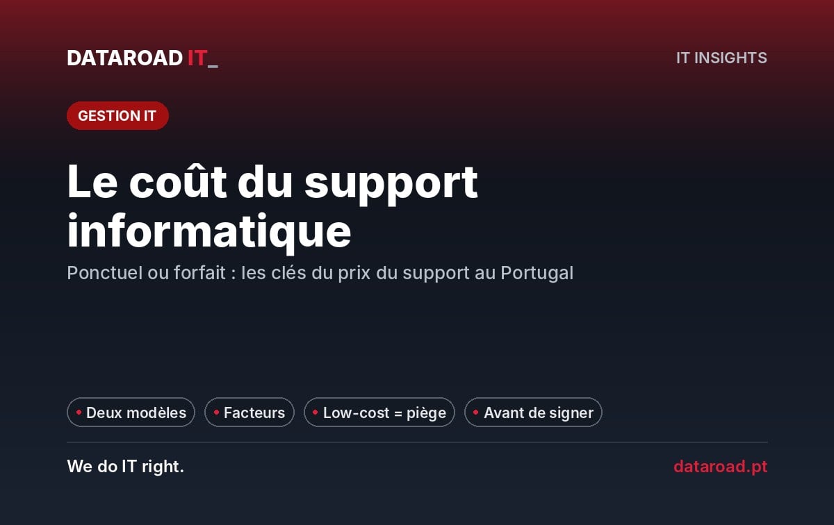 Combien coûte le support informatique pour les entreprises au Portugal : modèles et facteurs de prix — DataRoad