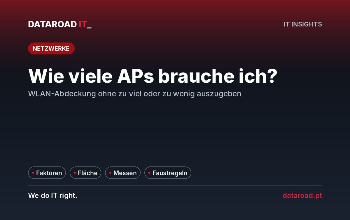 Wie viele Access Points benötige ich: Leitfaden zur WLAN-Abdeckung mit den Faktoren, die die richtige Anzahl bestimmen — DataRoad