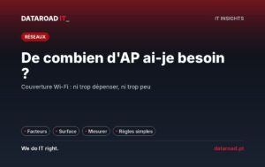 Combien de points d'accès dois-je installer ?: guide sur la couverture Wi-Fi avec les facteurs qui déterminent le nombre exact — DataRoad