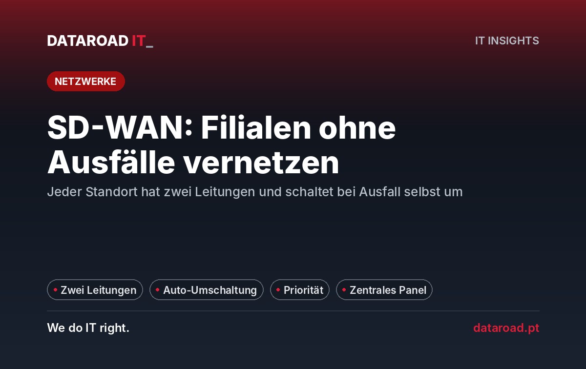 SD-WAN: Verschiedene Filialen und Büros sicher und stabil verbinden – DataRoad