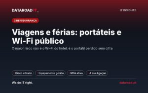 Segurança portáteis Wi-Fi público: viagens e férias com o equipamento da empresa protegido — DataRoad