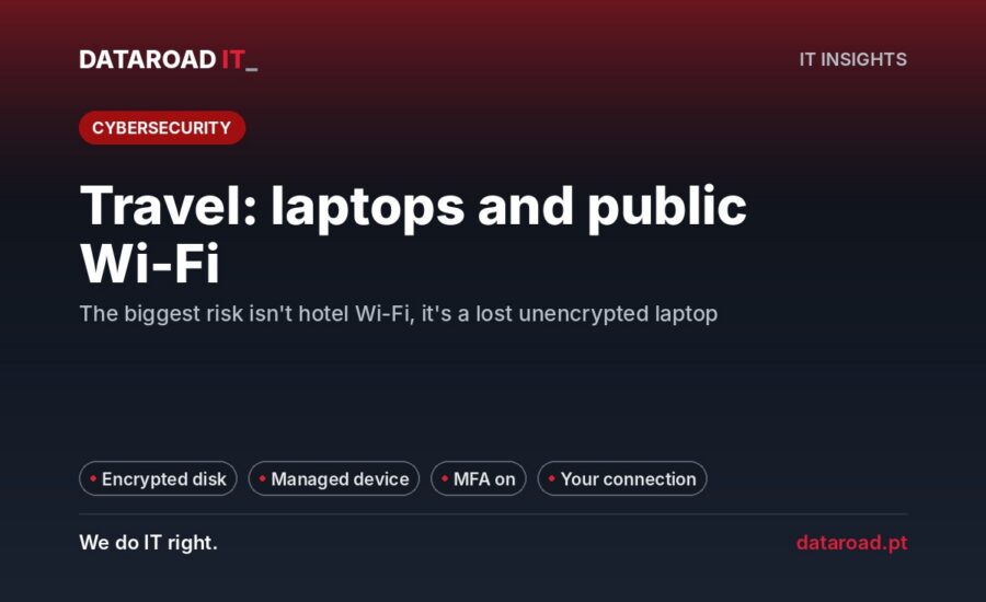 Public Wi-Fi portable security: traveling and vacationing with company equipment protected — DataRoad