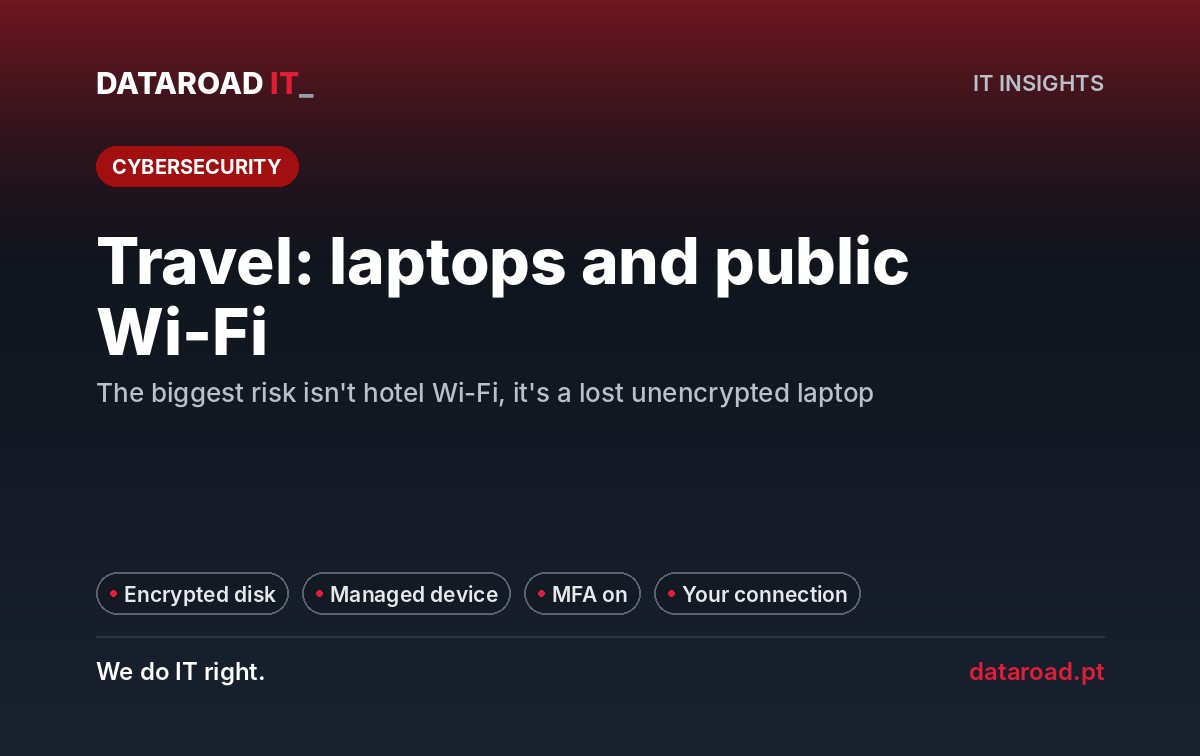 Public Wi-Fi portable security: traveling and vacationing with company equipment protected — DataRoad