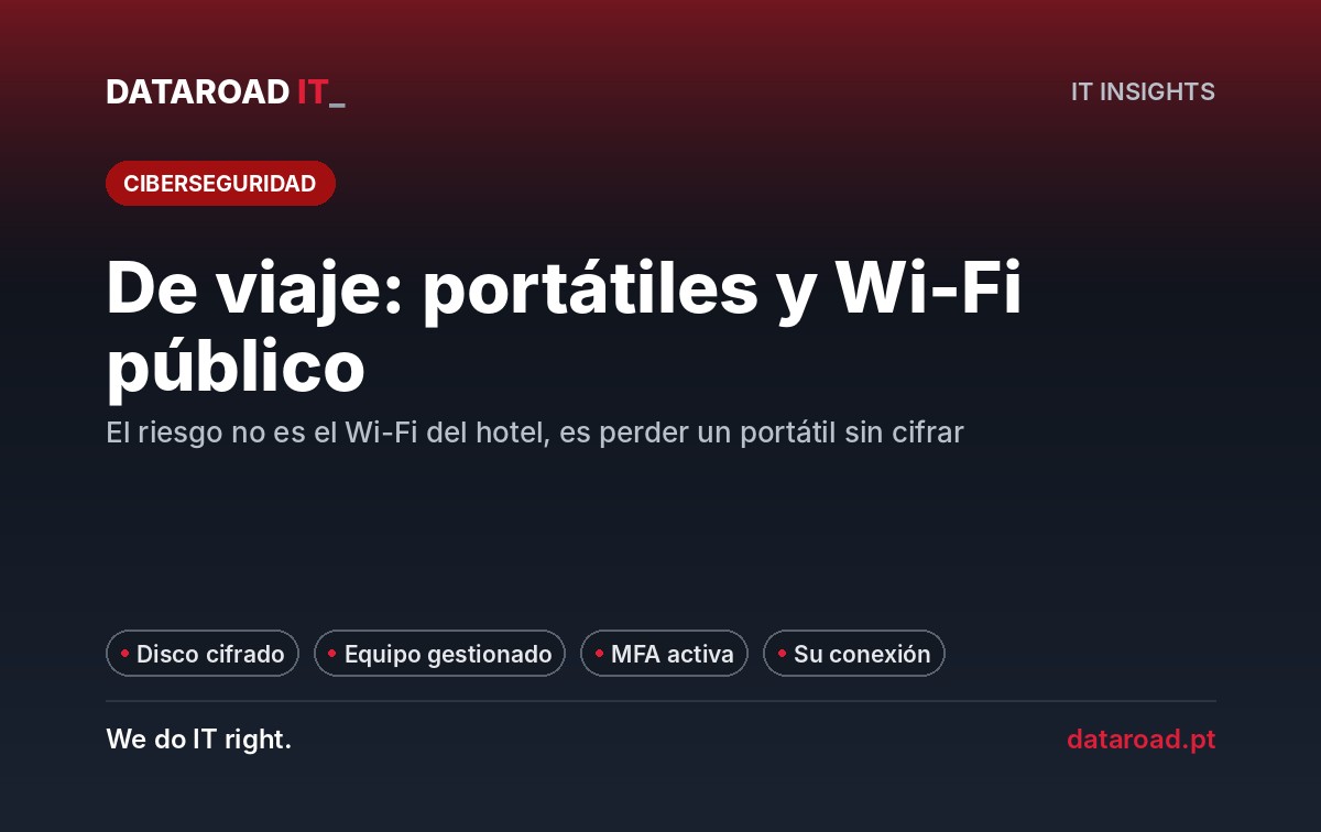 Seguridad portátil Wi-Fi público: viajes y vacaciones con el equipo de la empresa protegido — DataRoad