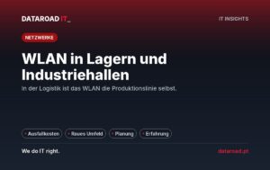 Wi-Fi in Lagern und Industrieanlagen: Zuverlässige Abdeckung, wo die logistische Operation stattfindet — DataRoad