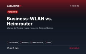 Business-WiFi vs. Heimrouter: Die Unterschiede, die in einem drahtlosen Büro-Netzwerk zählen — DataRoad
