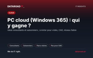 Windows 365 : pour qui le PC dans le cloud est une solution intéressante — consultants, saisonniers et équipes sans bureau — DataRoad